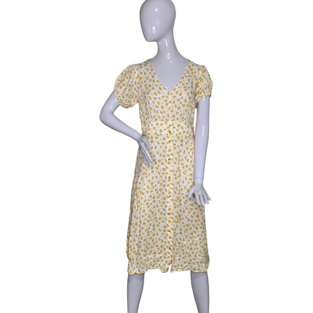 Cotton On Dress Short Sleeve Ditsy Floral Print Size XS